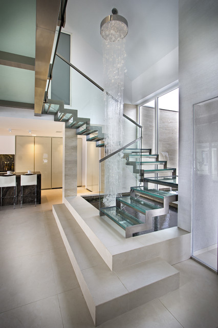 St. Martin contemporain-escalier