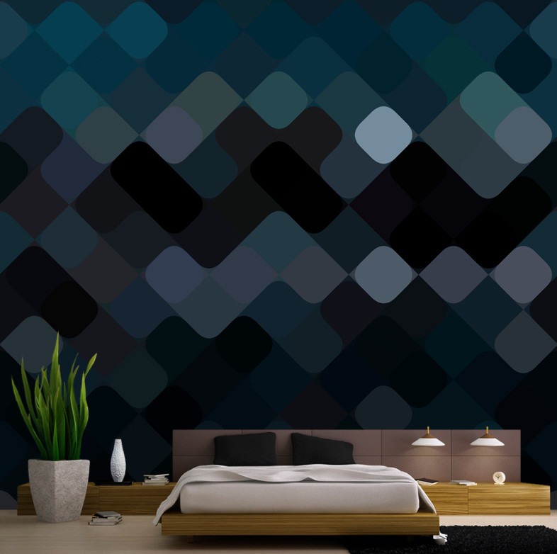 Принты обоев и стеновых панно