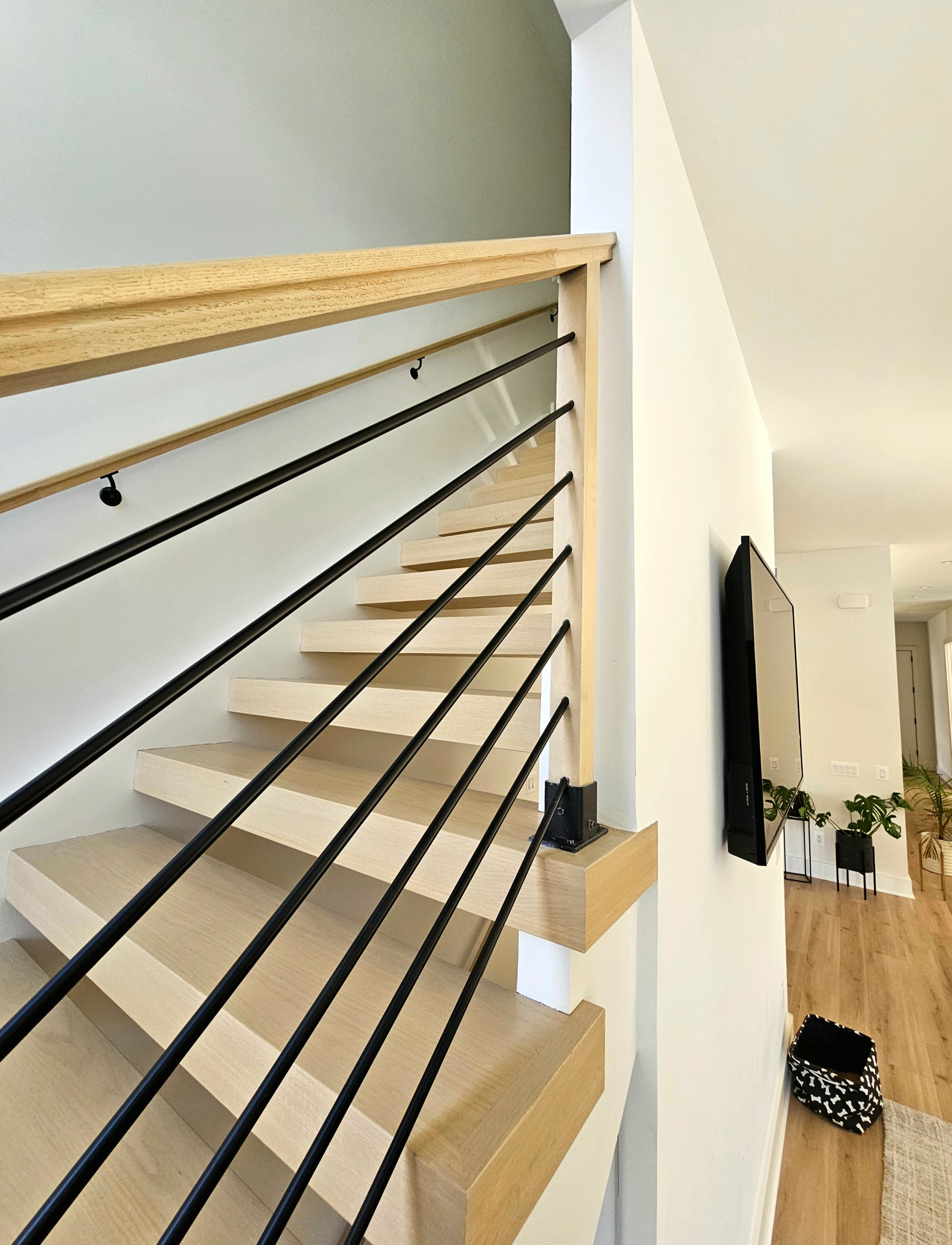 111_Open-Rise Stair with a Stunning Pool View, Great Falls, VA 22066