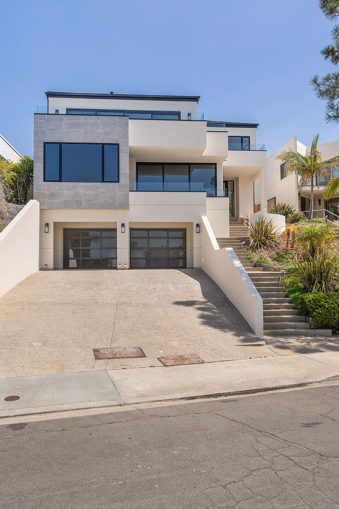 Del Mar Ocean View Modern TriLevel Full Home Renovation Modern