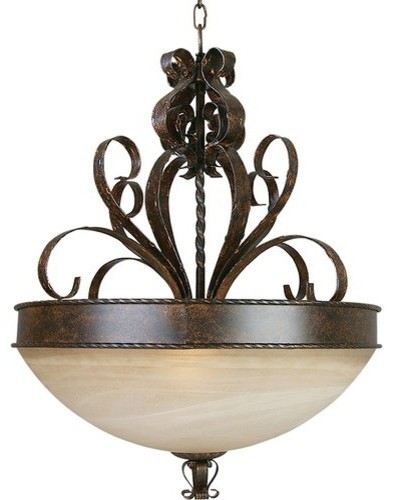 Yosemite 93952-4 4 Light Foyer Pendant from the Mckensi Collection