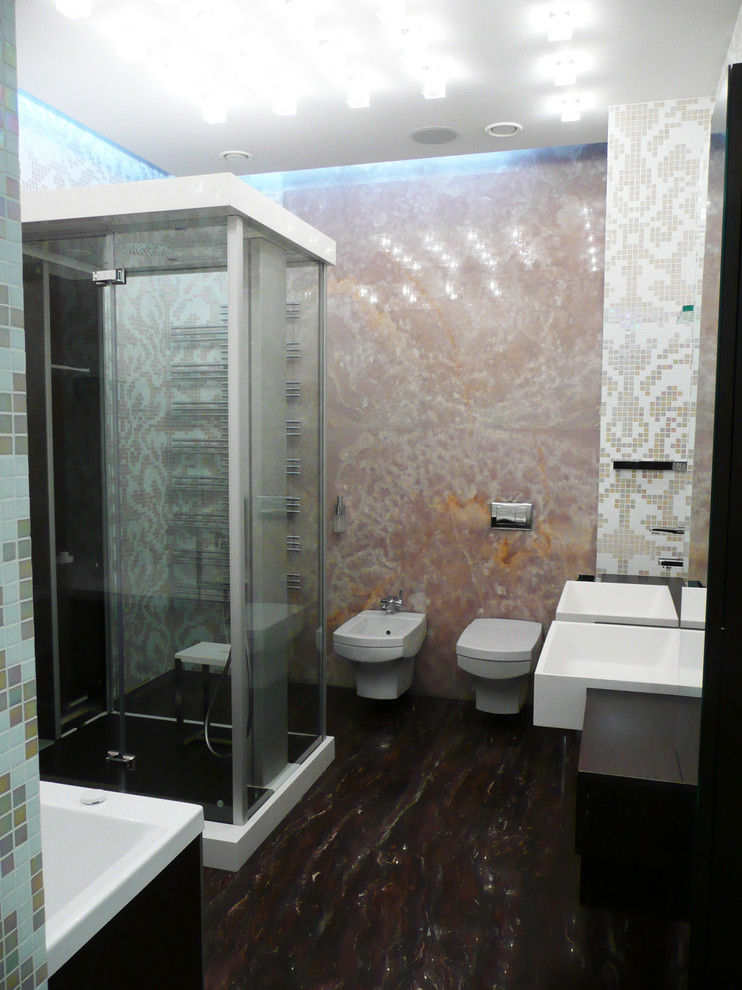 Квартира в современном стиле с элементами ар-деко в Москве