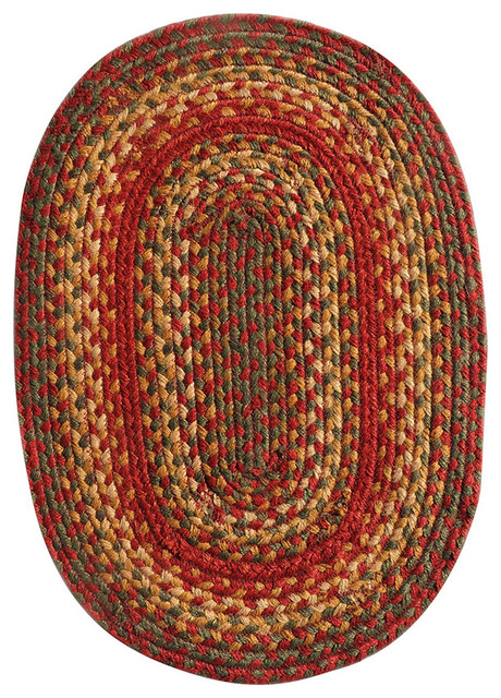 Homespice Decor Cider Barn  Jute Braided Placemat 13" x 19" (Oval)