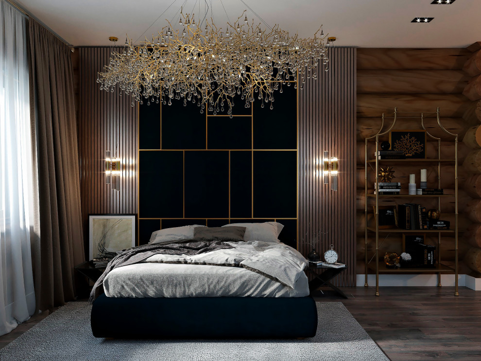 Дизайн-проект загородного дома из дикого бруса