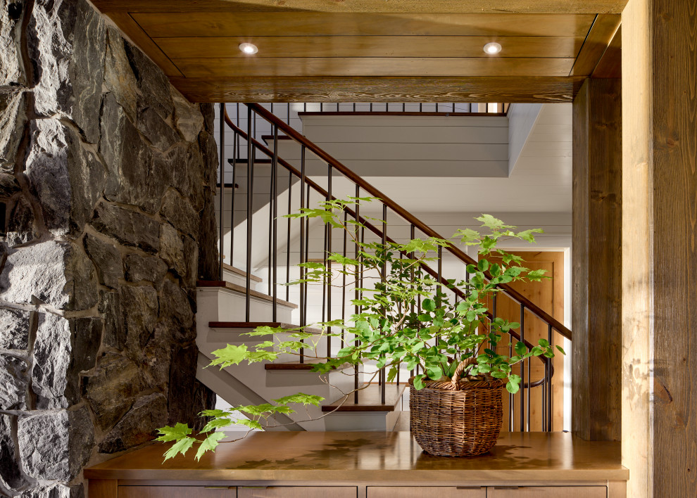 Leech Lake Retreat - Beach Style - Staircase - Minneapolis - by ...
