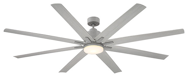 Bluffton 8 Blade Ceiling Fan Grey Wood 72