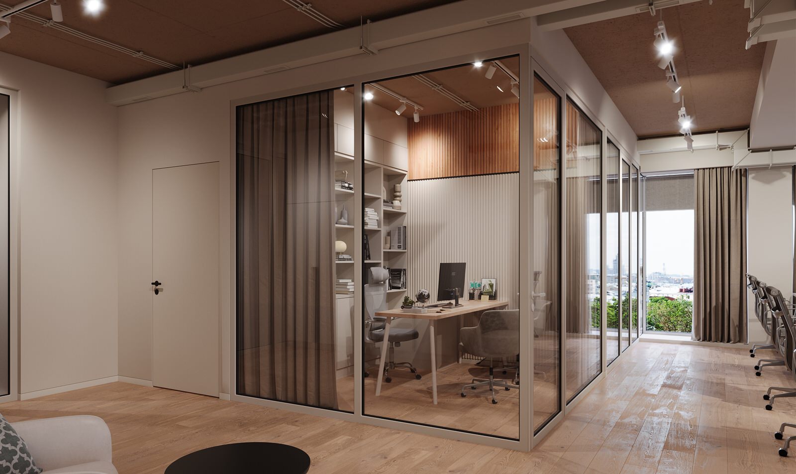 Визуализация офисного помещения