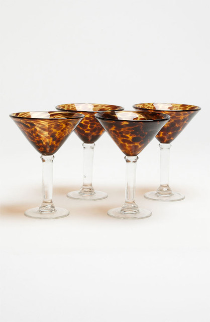 Impulse! 'Tortoiseshell' Martini Glasses