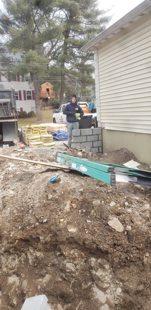 Addition Project Block Foundation