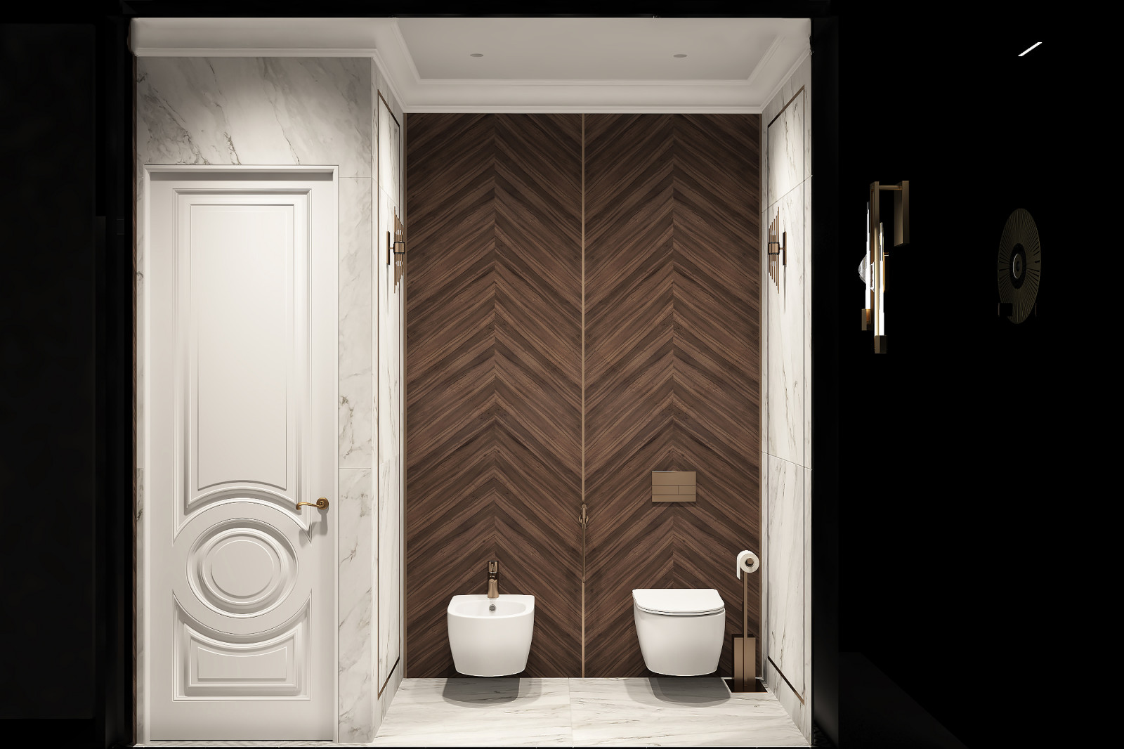 Драгоценная шкатулка, проект в стиле Арт-деко в ЖК Тихвин