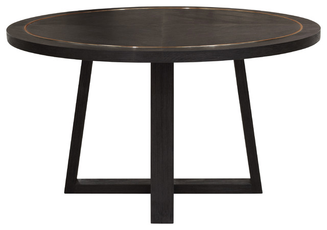 Modern Minimalist Round Dining Table Tuxedo Black Transitional Tables By Homefare Houzz Modern Minimalist Round Dining Table, Design Round Dining Tables