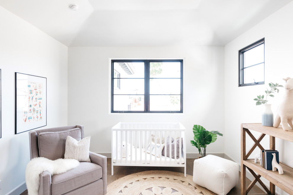 Inspiration for a mediterranean nursery remodel in Los Angeles