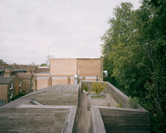 Mews House, Bouverie Mews contemporary-deck