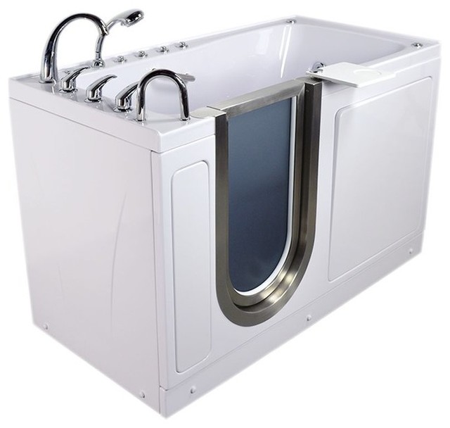 Ella Ultimate Acrylic WalkIn Spa Bath with Foot Massage Contemporary