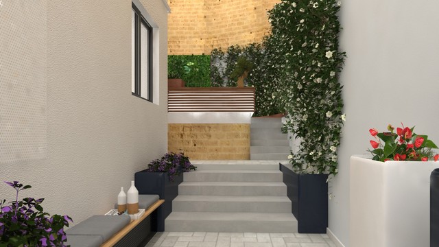 Terrazzo in stile contemporaneo contemporary-deck