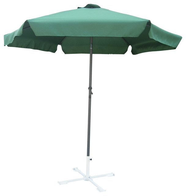 Outdoor 8 Foot Aluminum Umbrella,Forest Green