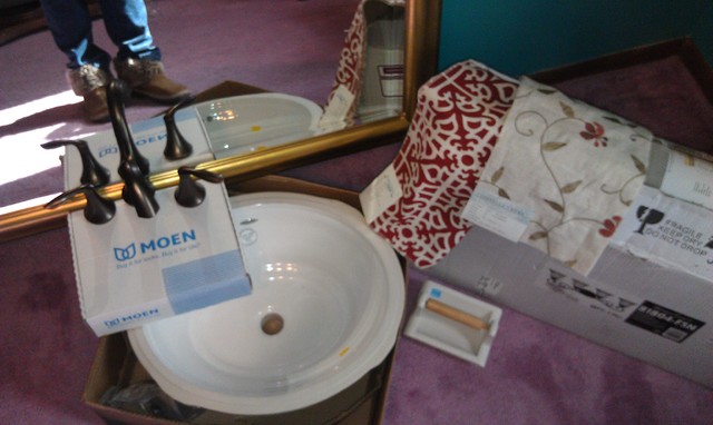 Bathroom transitional