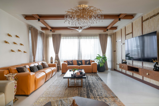 Botanika Penthouse contemporary-vardagsrum