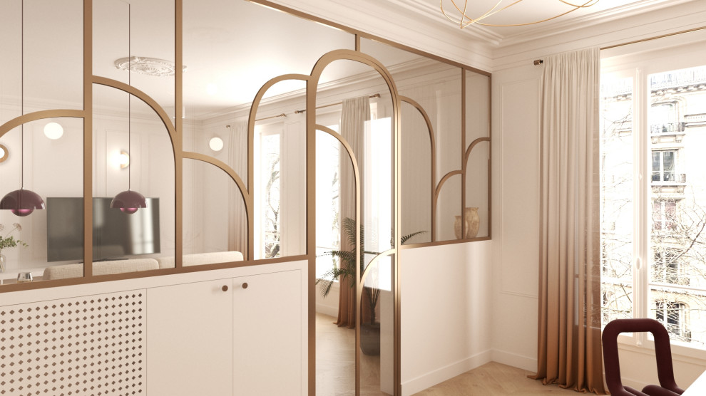 Projet - Verrière sur-mesure - Vue 3D