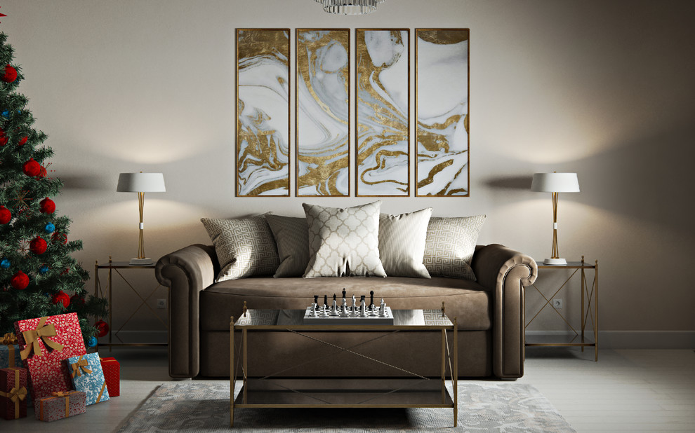 Гостиная в стиле современной классики