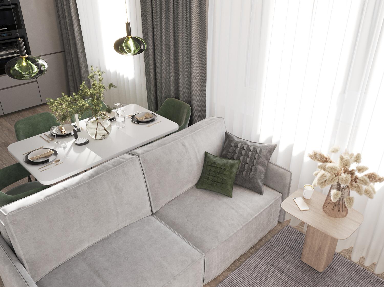 36,5 м2 в современном стиле