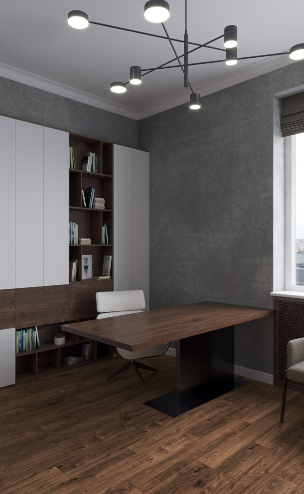 Дизайн офиса, в котором задействованы различные стили