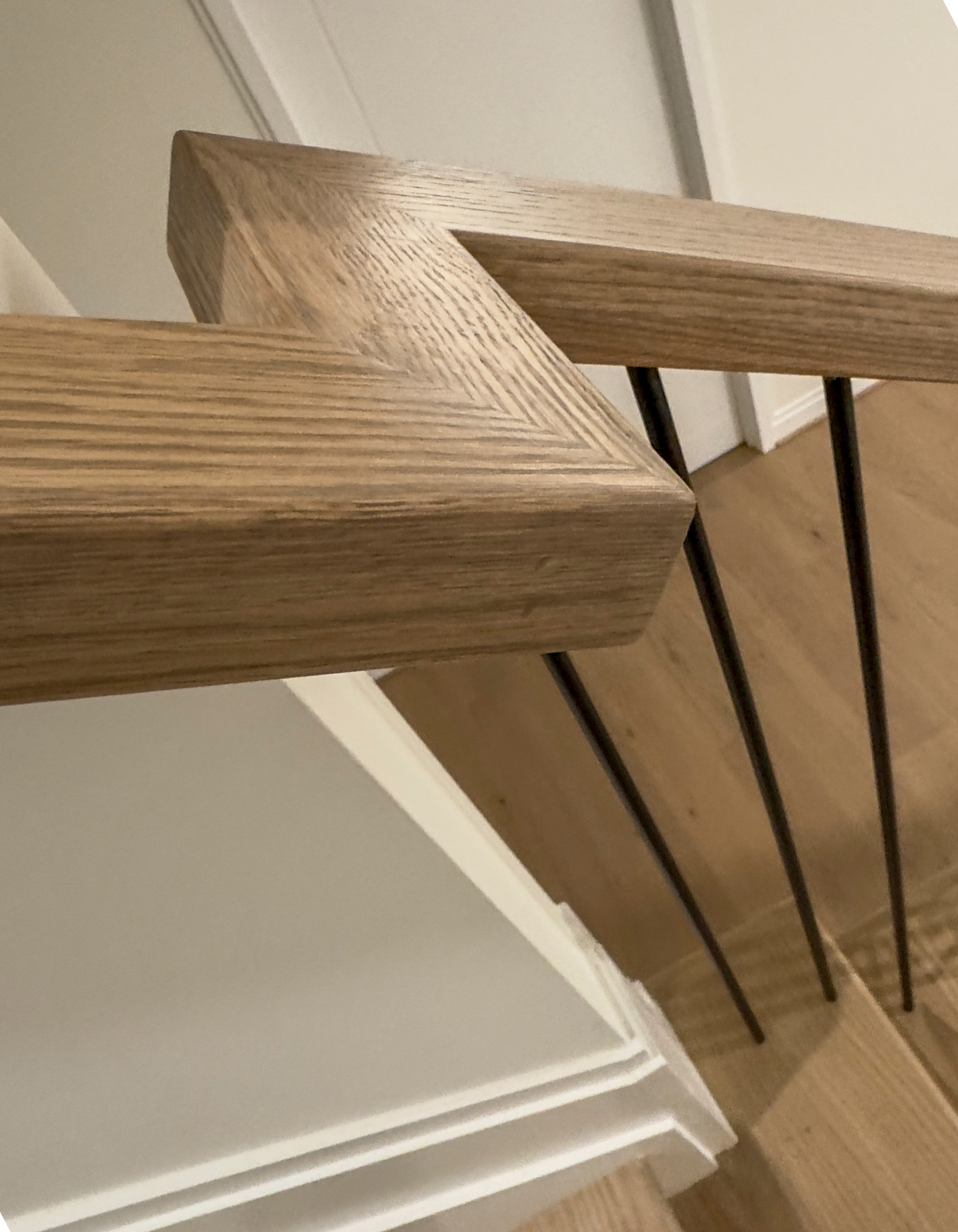 144_Attractive Transitional Staircase in Impressive Modern Home, Vienna VA 22180