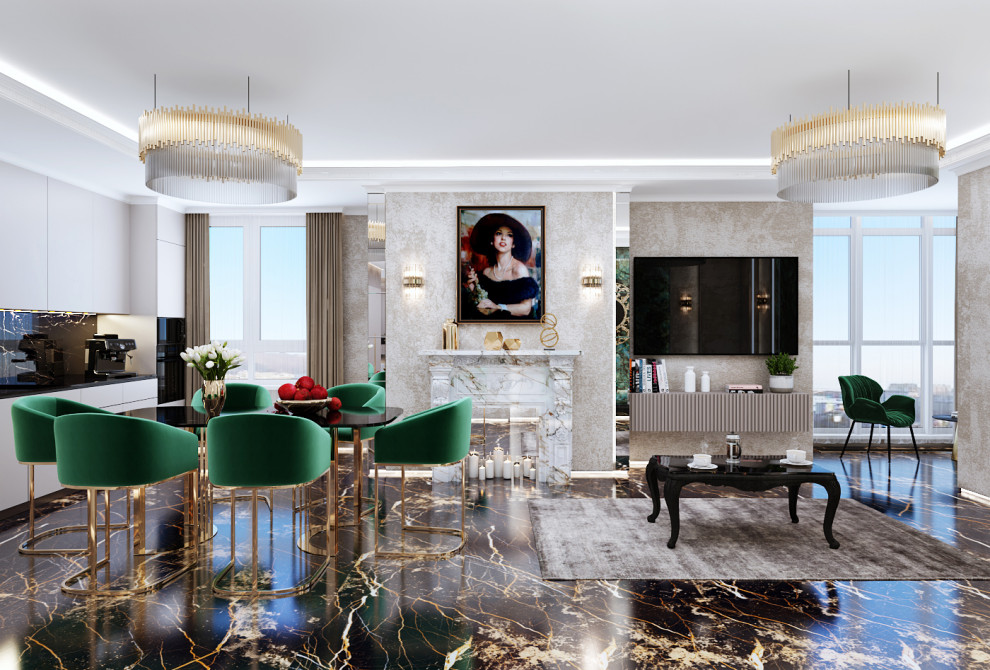 Апартаменты с элементами Арт-Деко