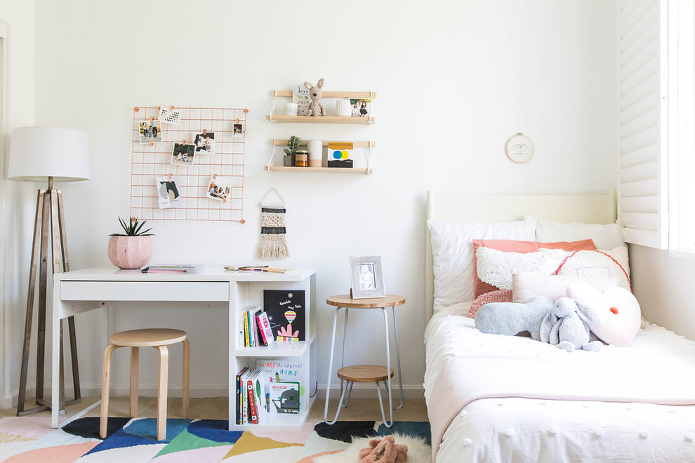 Bright Little Girl's Room - For her third birthday, her mom wanted to gift her a bright, colorful big girl’s room to mark the milestone from crib to bed. We opted for budget-friendly furniture and stayed within our clean and bright aesthetic while still aiming to please our very pink-loving three-year-old. 

Photos by Christy Q Photography
