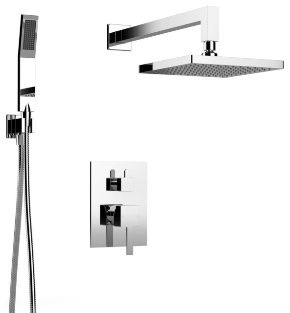 Holden Shower Set With 10 inch Shower Head, Polished Chrome