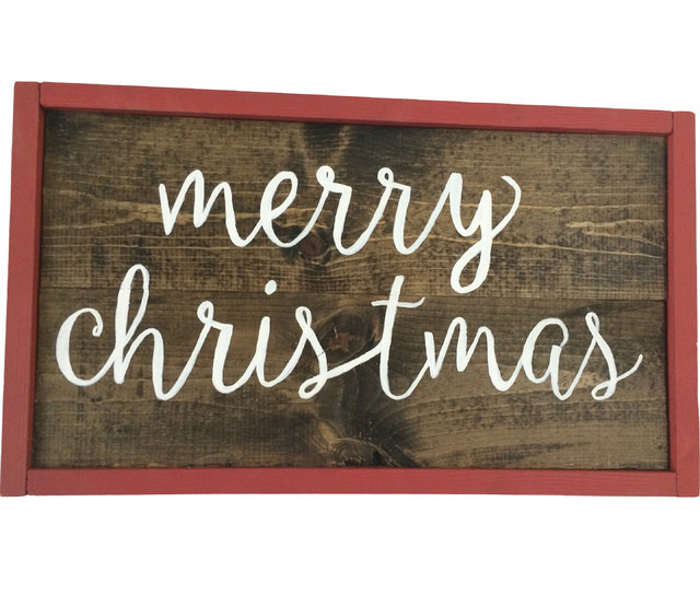 Merry Christmas Handmade Wooden Sign Craftsman Novelty Signs By Simply Cedar