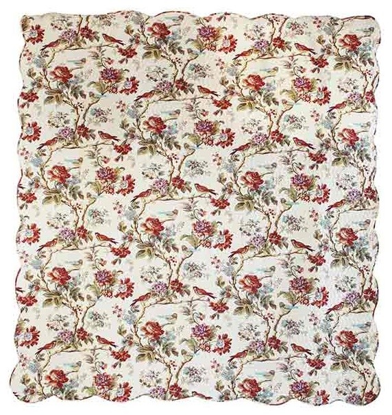 Patch Magic Finch Orchard Quilt Throw, Twin