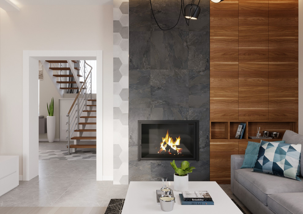 Кухня-гостиная в загородном доме