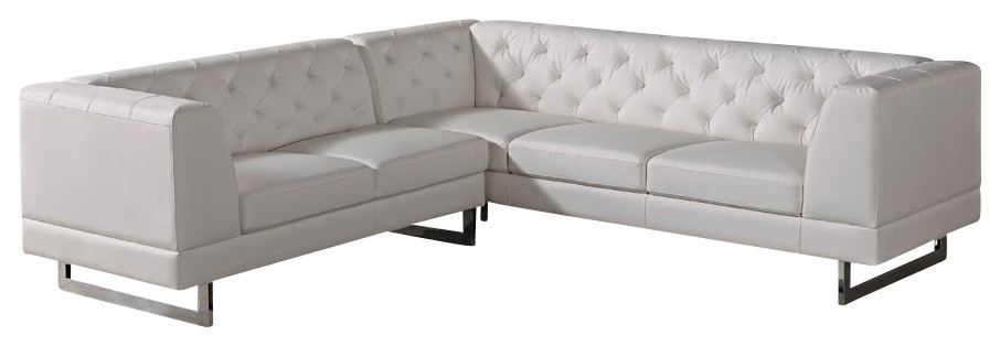 Divani Casa Windsor Modern Leatherette Sectional Sofa