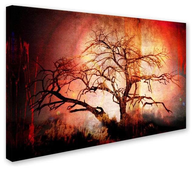 LightBoxJournal 'Cottonwood Tree Part 10' Canvas Art, 12"x 19 ...