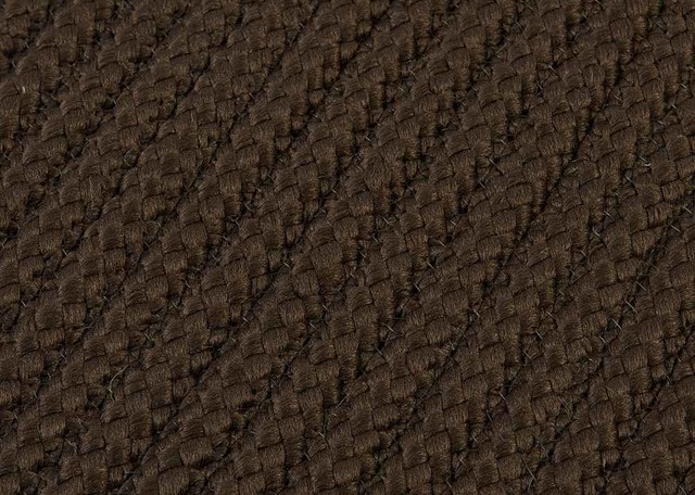 Solid Textured Braided Rug,Mink (Brown) Textured Braided ...