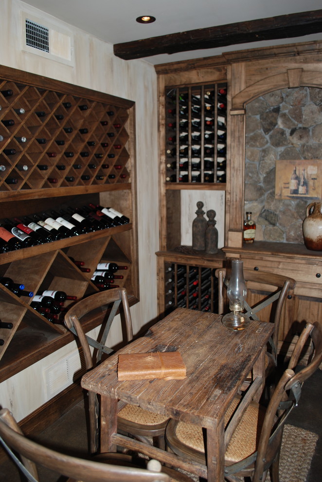 Photo of a country wine cellar in Atlanta.