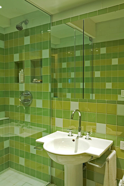 Two Into One contemporary-bathroom