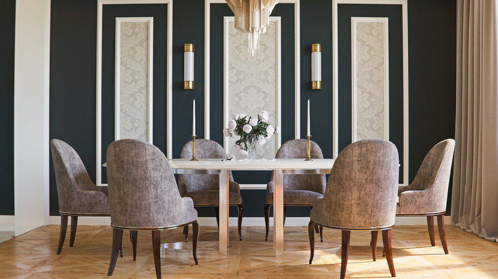 Двухэтажная квартира в стиле Яркая классика 340 м2