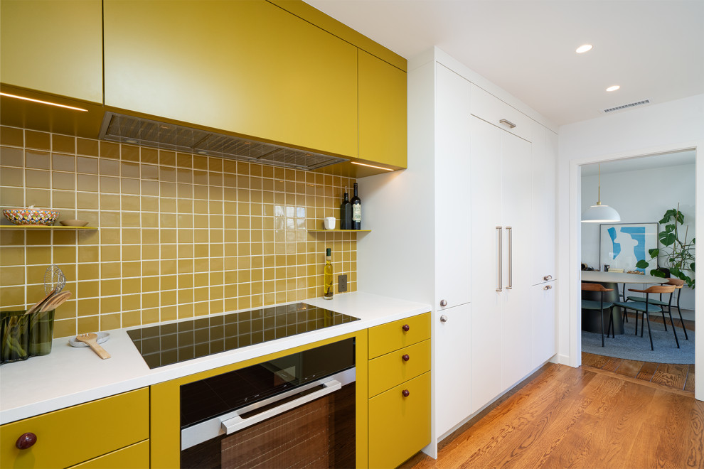 Playful Mid-Century Inspired Home Remodel with Custom Millwork