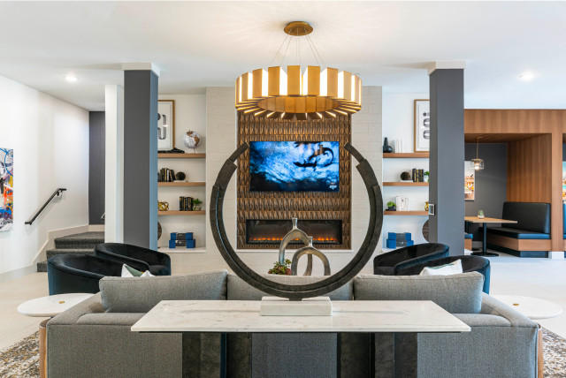 Avila contemporary-vardagsrum