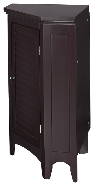 Wooden Bathroom Corner Stand Storage Cabinet - Transitional - Bathroom ...