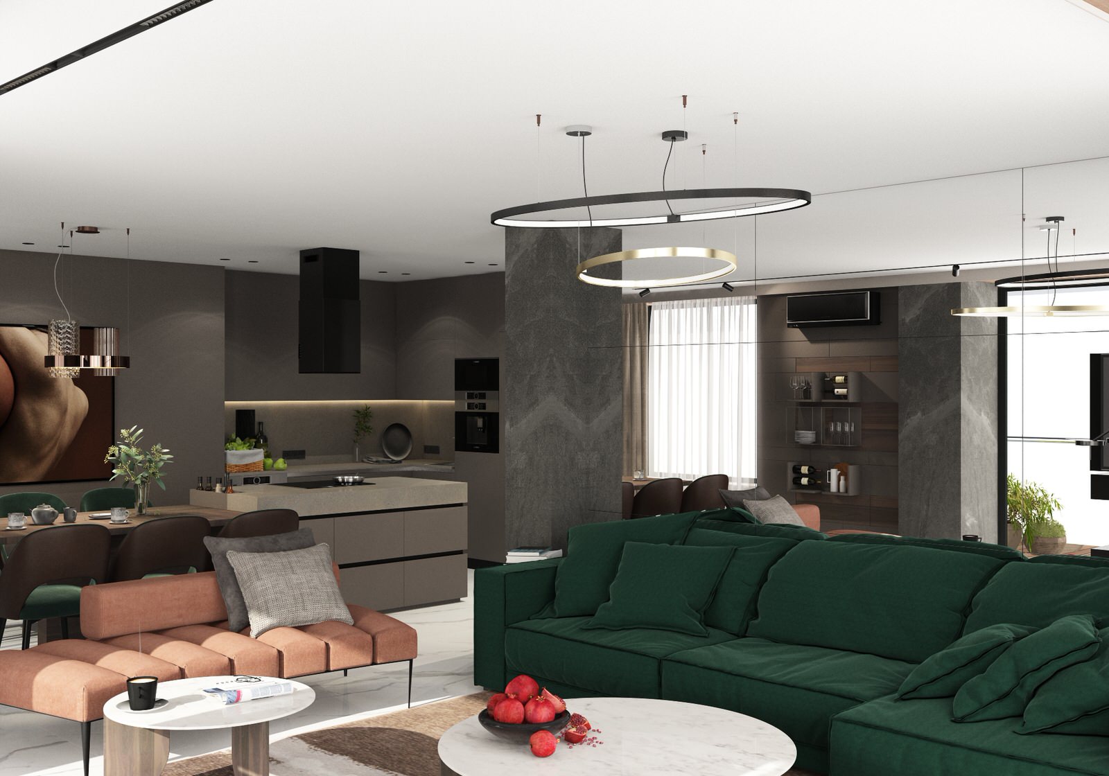 Современный хай тек. Пентхаус в Городе К.