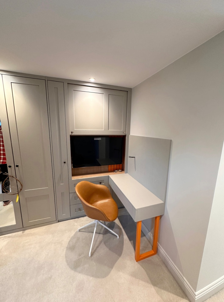 Bespoke Loft cabinets and office table