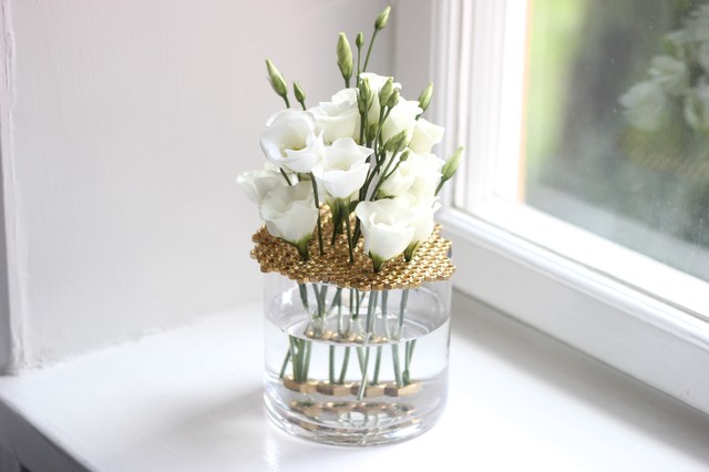 Красивая ваза своими руками для оформления цветочных букетов