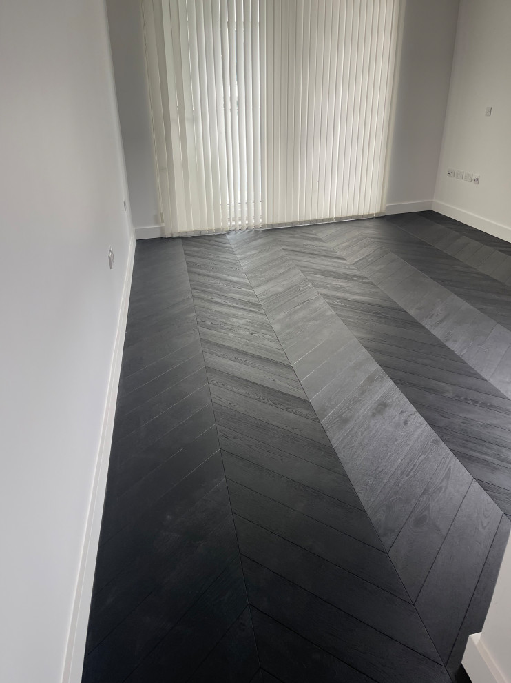 Battersea chevron flooring