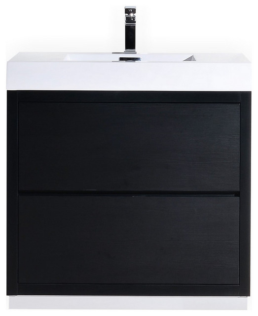 Bliss 40" Free Standing Bathroom Vanity Contemporary Bathroom