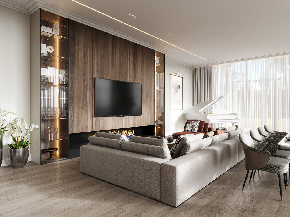 Дизайн-проект жилого дома в КП «Папушево» 409.8 кв.м