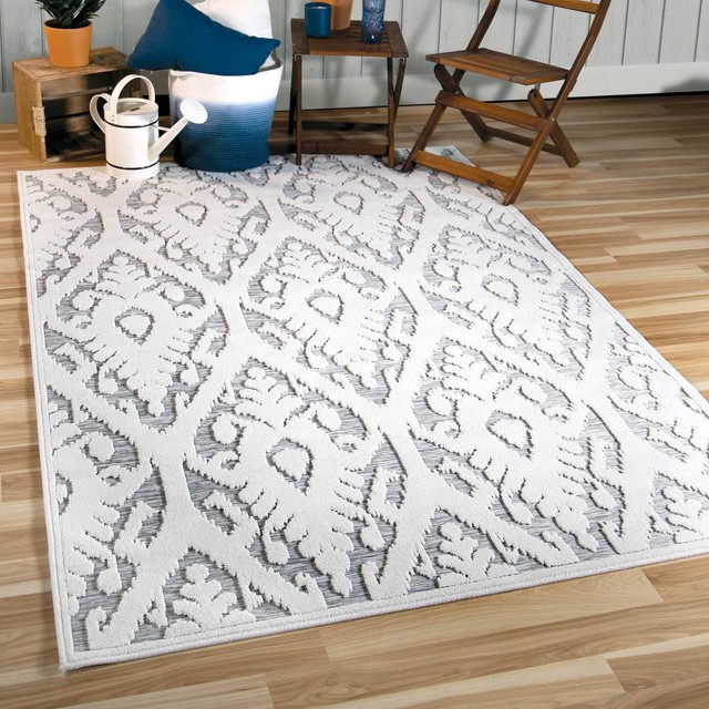 Orian Boucle Indoor Outdoor Salvador Natrual Gray Area Rug Orian Boucle Indoor Outdoor Salvador