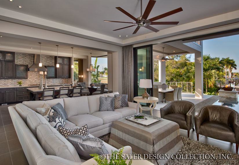 Sater Design Collection's 6967 "Moderno" Home Plan - Miami - par Sater ...